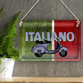 Blechschild Mofa 30x20cm Stile Italiano Italien Scooter