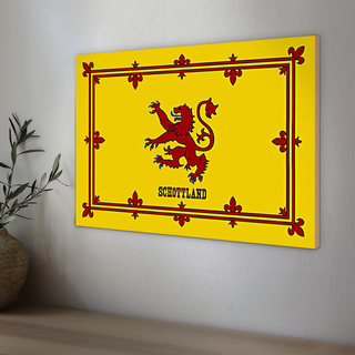 Holzschild Flagge 30x20cm Schottland Königswappen