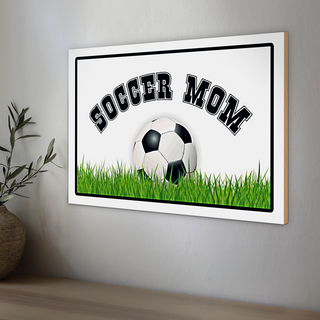 Holzschild Fußball 30x20cm Soccer Mom Fußball Mutter