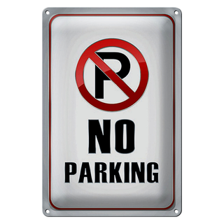 Blechschild Hinweis 20x30cm Parkplatz No Parking