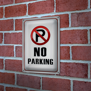 Blechschild Hinweis 20x30cm Parkplatz No Parking