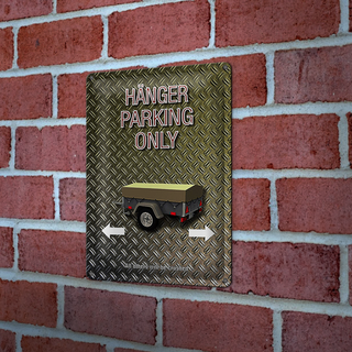 Blechschild Spruch 20x30cm Hänger parking only Wanddeko