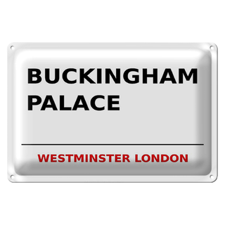 Blechschild London 30x20cm Street Buckingham Palace