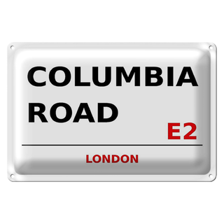 Blechschild London 30x20cm Columbia Road E2