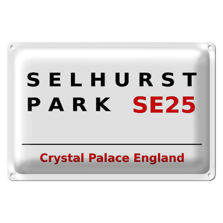 Blechschild London 30x20cm England Selhurst Park SE25