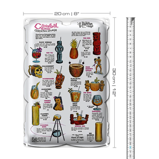 Blechschild 20x30cm Cocktail lounge cannibal room