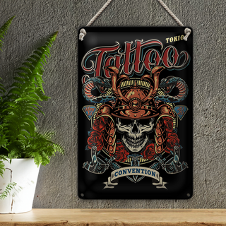 Blechschild Tattoo 20x30cm Tokio Convention 13 May