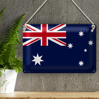 Blechschild Flagge Australien 30x20cm Flag of Australia