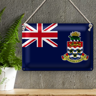 Blechschild Flagge Cayman Islands 30x20cm Cayman Islands