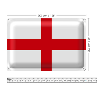 Blechschild Flagge England 30x20cm Flag of England