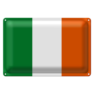 Blechschild Flagge Irland 30x20cm Flag of Ireland