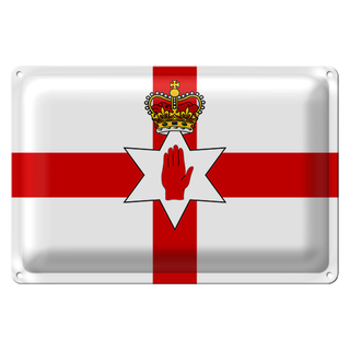 Blechschild Flagge Nordirland 30x20cm Flag Northern Ireland