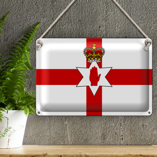 Blechschild Flagge Nordirland 30x20cm Flag Northern Ireland