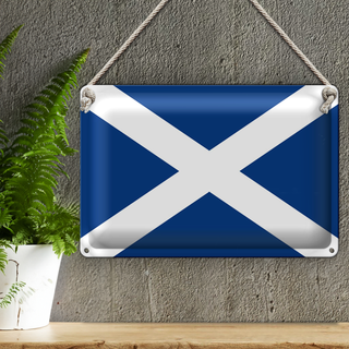 Blechschild Flagge Schottland 30x20cm Flag of Scotland