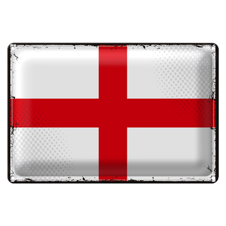 Blechschild Flagge England 30x20cm Retro Flag of England