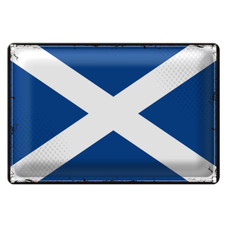 Blechschild Flagge Schottland 30x20cm Retro Flag Scotland