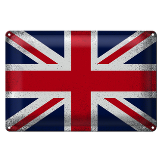 Blechschild Flagge Union Jack 30x20cm United Kingdom Vintag