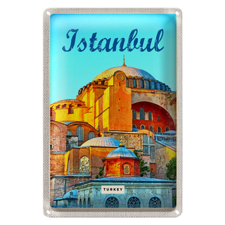 Blechschild Reise 20x30cm Istanbul Turkey Bild Urlaub