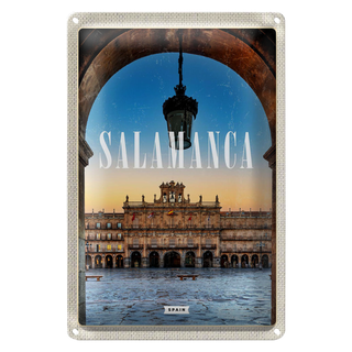 Blechschild Reise 20x30cm Salamanca Spain Architektur