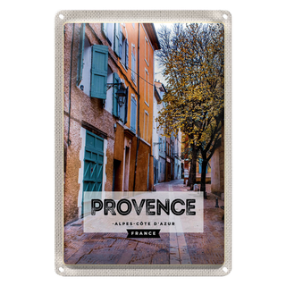 Blechschild Reise 20x30cm Provence Alpes-Côte d'Azur France