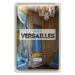 Blechschild Reise 20x30cm Palace of Versailles France Reiseziel