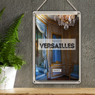 Blechschild Reise 20x30cm Palace of Versailles France Reiseziel
