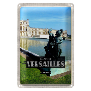 Blechschild Reise 20x30cm Palace of Versailles France Tourismus