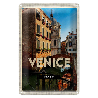 Blechschild Reise 20x30cm Venice Iraly Architektur