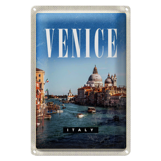 Blechschild Reise 20x30cm Venice Italy Kathedrale
