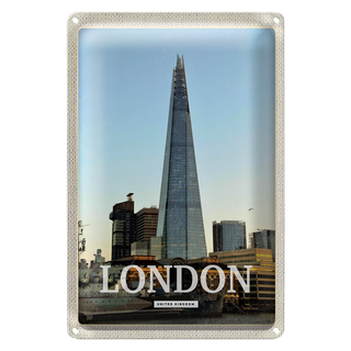 Blechschild Reise 20x30cm London Stadt United Kingdom