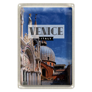 Blechschild Reise 20x30cm Venice Italien Architektur