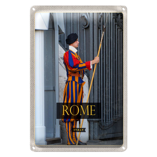 Blechschild Reise 20x30cm Rom Italien Wachmann Trip