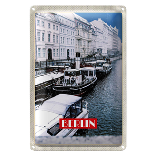 Blechschild Reise 20x30cm Berlin Deutschland BRD Bild
