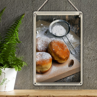 Blechschild Reise 20x30cm Berlin Deutschland Berliner gepudert