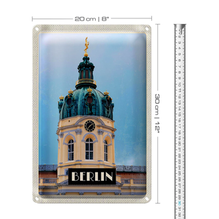 Blechschild Reise 20x30cm Berlin Deutschland Hauptstadt