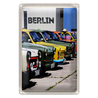 Blechschild Reise 20x30cm Berlin Deutschland Oldtimer