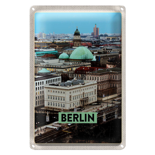 Blechschild Reise 20x30cm Berlin Deutschland Aussicht Berlin
