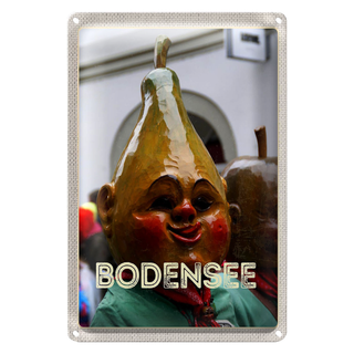 Blechschild Reise 20x30cm Bodensee Deutschland Gemälde