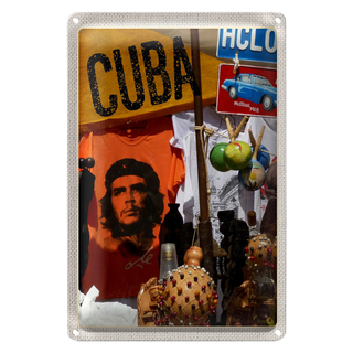 Blechschild Reise 20x30cm Cuba Karibik Che Guevara Havanna Club