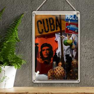Blechschild Reise 20x30cm Cuba Karibik Che Guevara Havanna Club