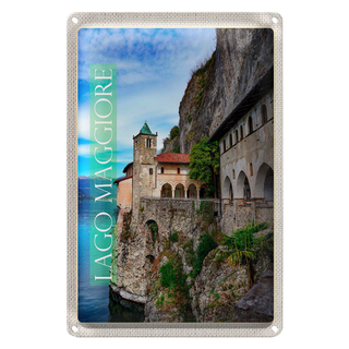 Blechschild Reise 20x30cm Isola Bella Borromäische Inseln