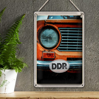 Blechschild Reise 20x30cm Deutschland BRD DDR getilt 1949 Krieg