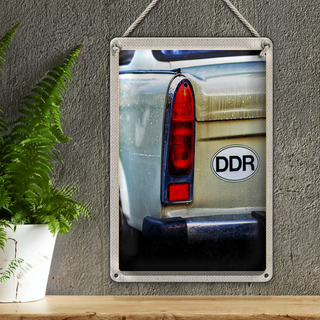Blechschild Reise 20x30cm Berlin DDR Symbol Fahrzeug Krieg
