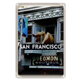 Blechschild Reise 20x30cm San Francisco Piedmon Boutique Urlaub