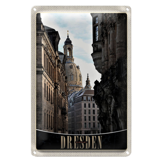 Blechschild Reise 20x30cm Dresden Deutschland Architektur