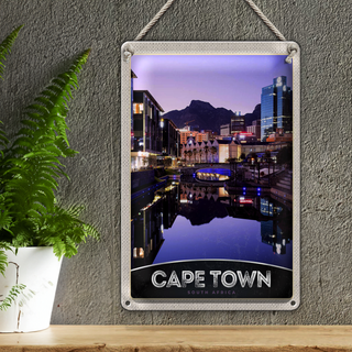 Blechschild Reise 20x30cm Kapstadt Südafrika Stadt Luxus Urlaub