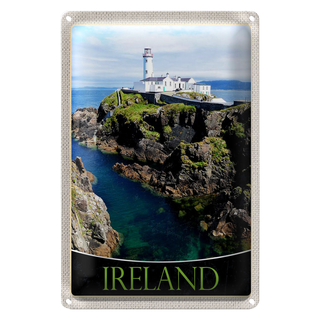 Blechschild Reise 20x30cm Irland Inselstaat Westeuropa Meer