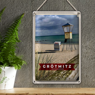 Blechschild Reise 20x30cm Grötmitz Ostholstein Rettungsdienst