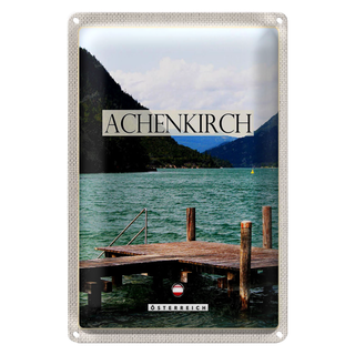 Blechschild Reise 20x30cm Achenkirch Österreich Familienurlaub