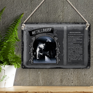 Blechschild Berufe 30x20cmlbauer technischer Meister